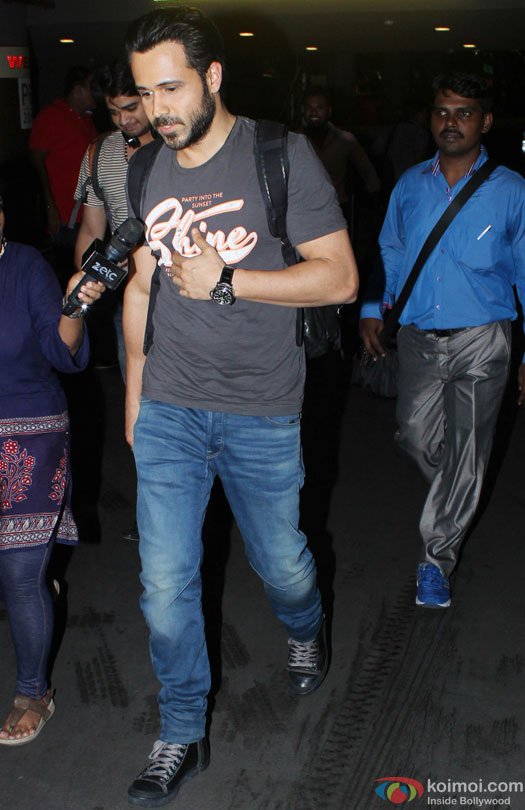 Emraan Hashmi Spotted At Airport