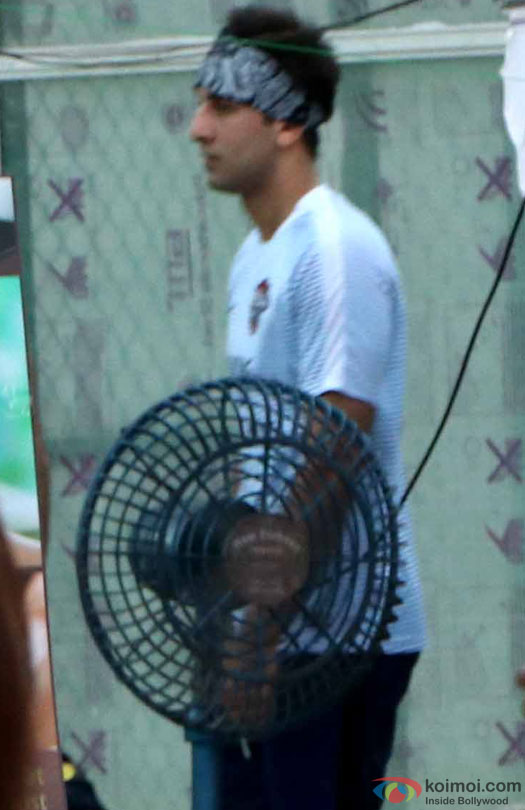 Ranbir Kapoor spotted during the Football Match at Bandra
