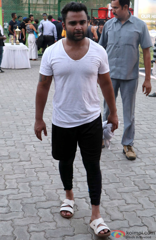 Sachiin J Joshi spotted during the Football Match at Bandra