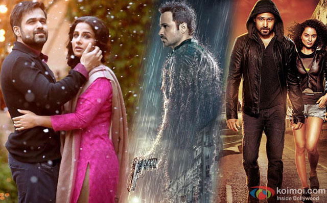 stills from movie 'Hamari Adhuri Kahaani', 'Mr. X' and 'Ungli'