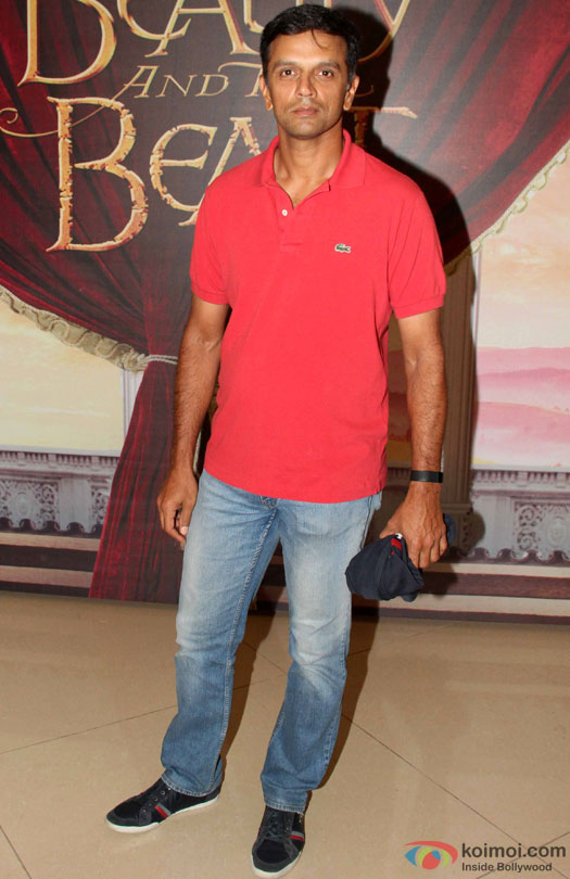 Rahul Dravid during the Disney's 'Beauty And The Beast' Musical Event
