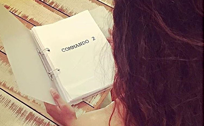 Guess Who's Reading The Script Of Commando 2!