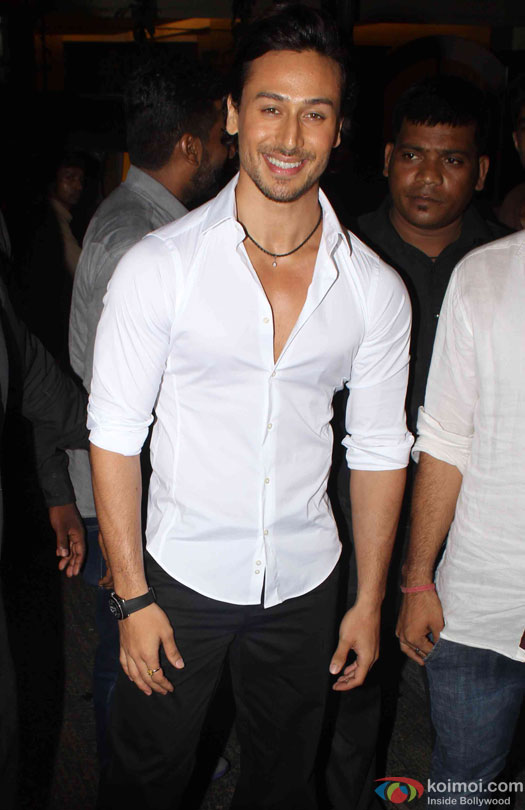 Tiger Shroff during the success bash of film 'Baaghi'