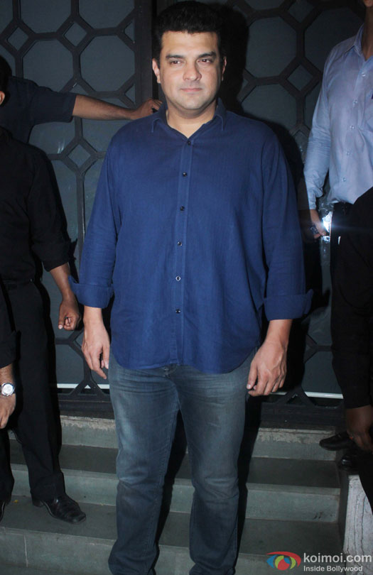 Siddharth Roy Kapur during the success bash of film 'Baaghi'