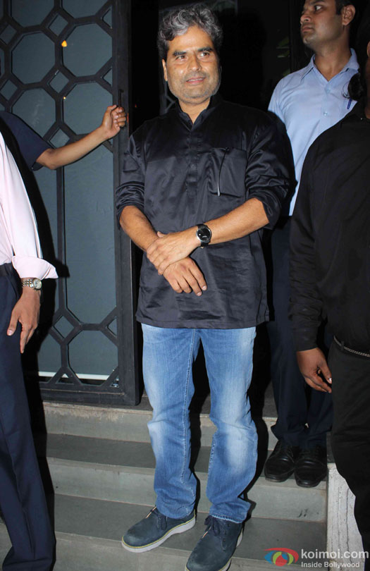 Vishal Bhardwaj during the success bash of film 'Baaghi'