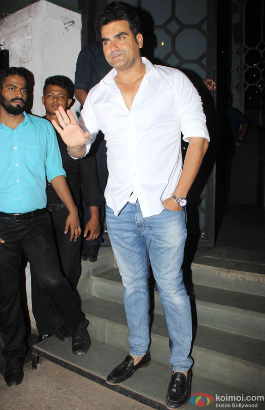 Arbaaz Khan during the success bash of film 'Baaghi'