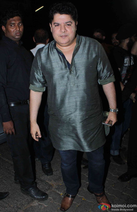 Sajid Khan during the success bash of film 'Baaghi'