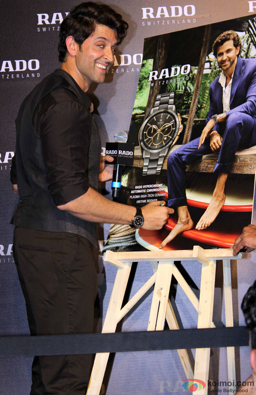 Hrithik Roshan unveils Rado Brown high-tech ceramic collection