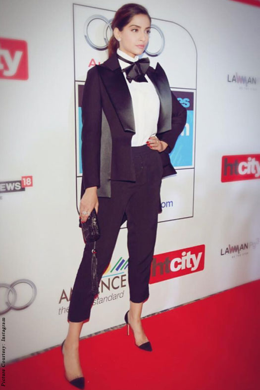 Sonam Kapoor during the 'HT Most Stylish 2016' Awards
