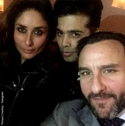Karan Johar celebrated his birthday with Kareena Kapoor Khan and Saif Ali Khan