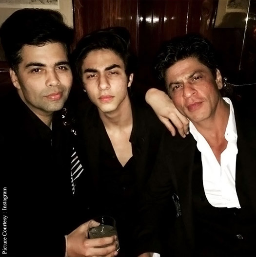 Karan Johar celebrated his birthday with Shah Rukhan and Aryan Khan