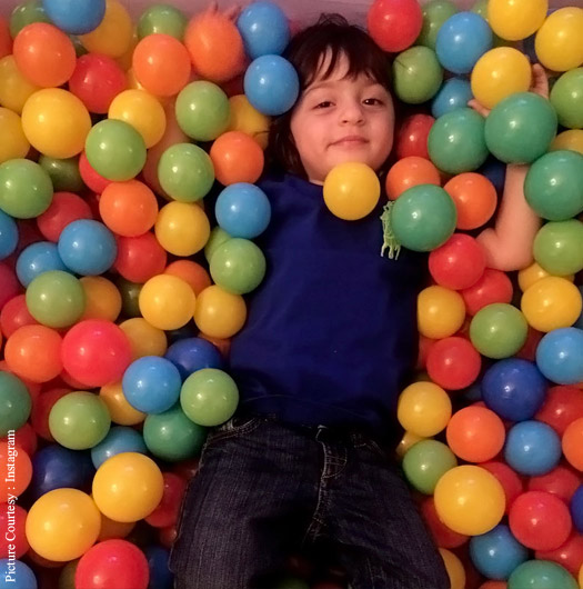 AbRam celebrating Karan Johar's birthday