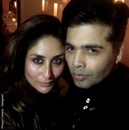 Karan Johar with Kareena Kapoor Khan