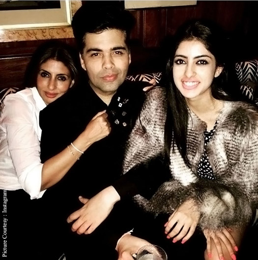 Karan Johar enjoying his birthday with his friends