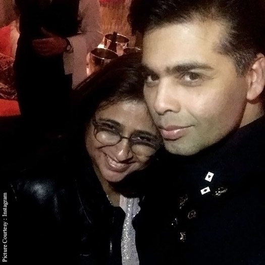Karan Johar during his birthday celebration