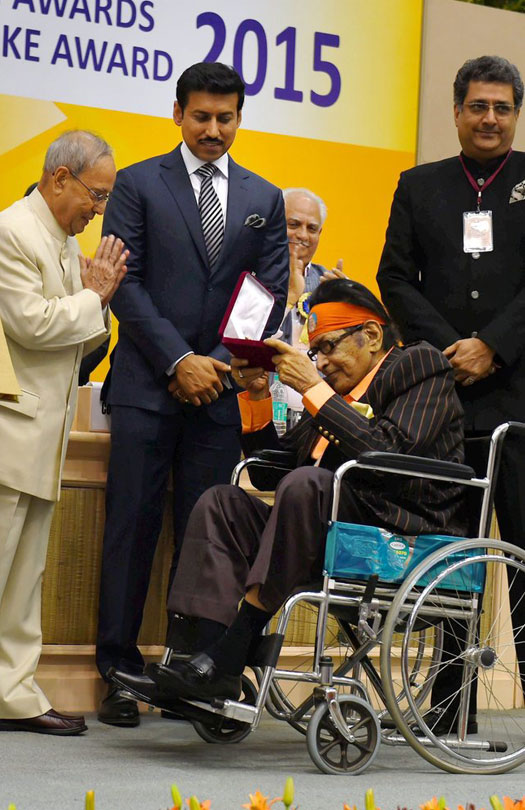 Manoj Kumar during the National Film Awards Ceremony
