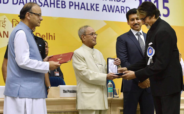 Amitabh Bachchan during the National Film Awards Ceremony