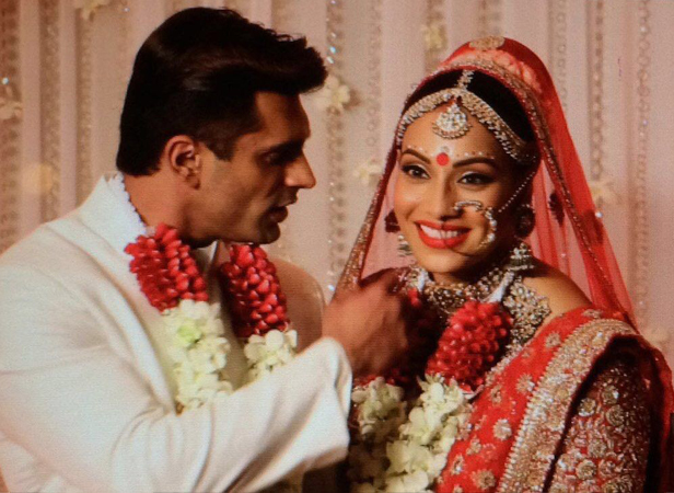 Bipasha Basu - Karan Singh Grover during the wedding