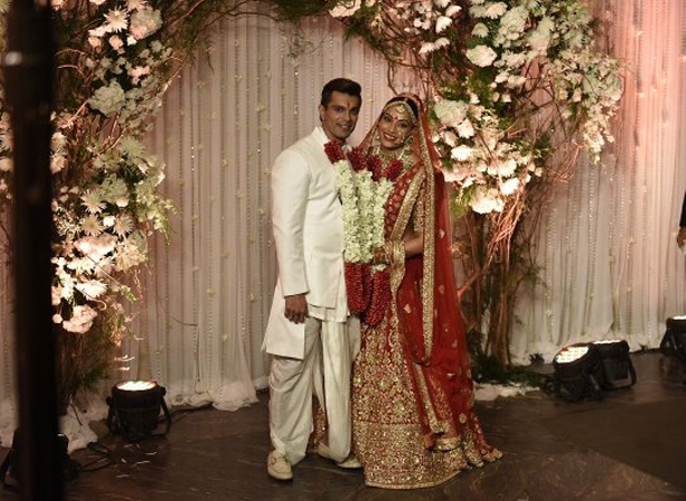 Bipasha Basu - Karan Singh Grover during the wedding