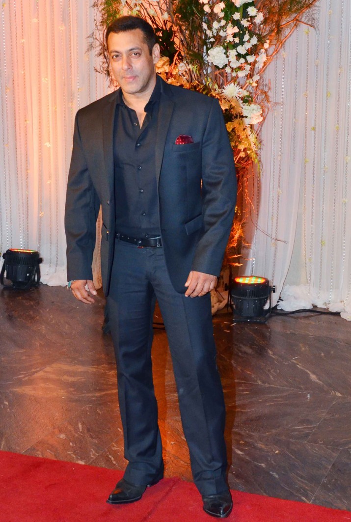 Salman Khan during the Bipasha Basu - Karan Singh Grover's wedding