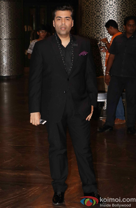 Karan Johar at Preity Zinta's wedding reception