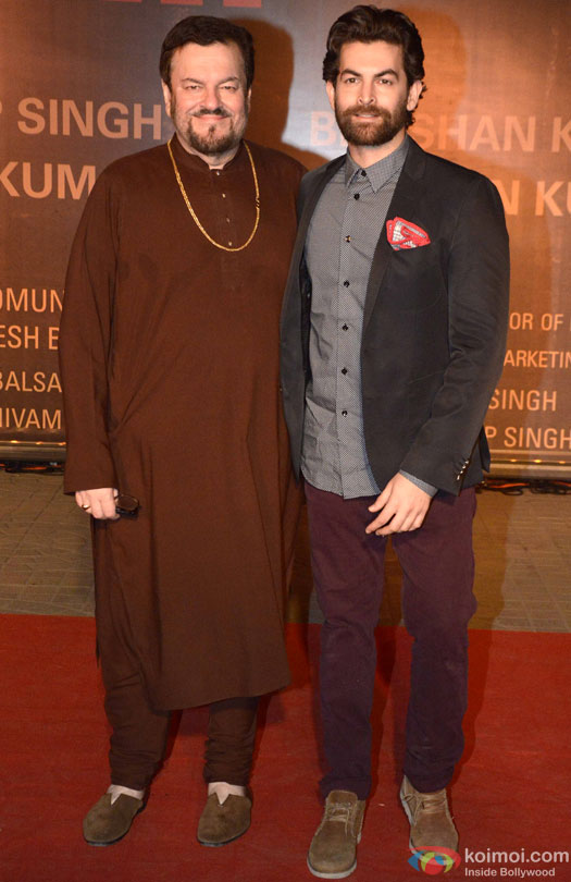 Nitin Mukesh and Neil Nitin Mukesh during the Premiere Of Film 'Sarbjit'