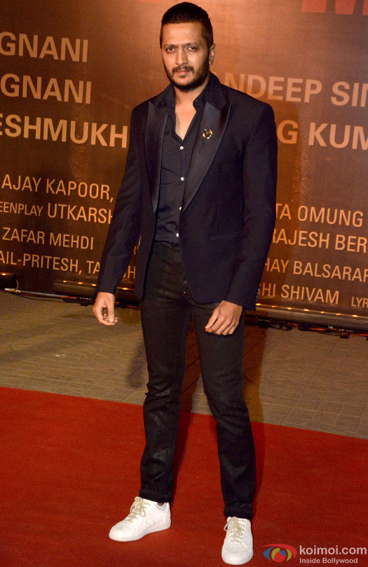 Riteish Deshmukh during the Premiere Of Film 'Sarbjit'