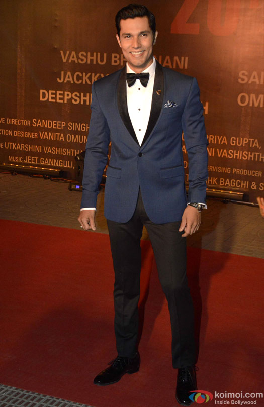 Randeep Hooda during the Premiere Of Film 'Sarbjit'