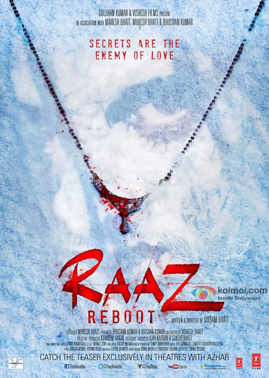 Here's The First Look Of Raaz Reboot | Starring Emraan Hashmi