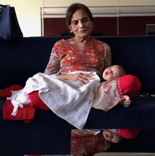 Salman Shares A Sweet Picture Of Ahil With His Nani