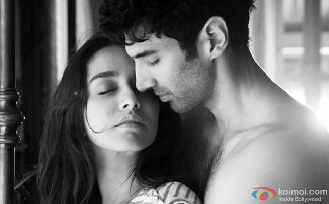 Shraddha Kapoor & Aditya Roy Kapur in a still from Ok Jaanu