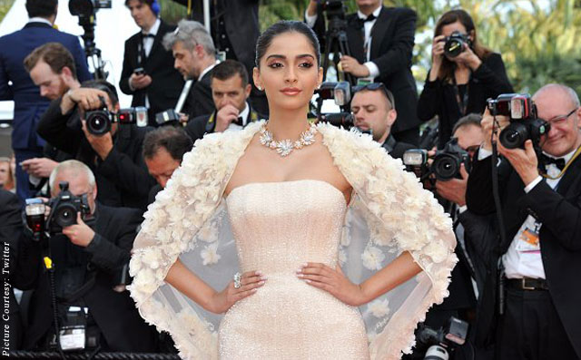 Cannes: Sonam Kapoor Stuns In Ralph & Russo For Her 2nd Red Carpet Appearance!