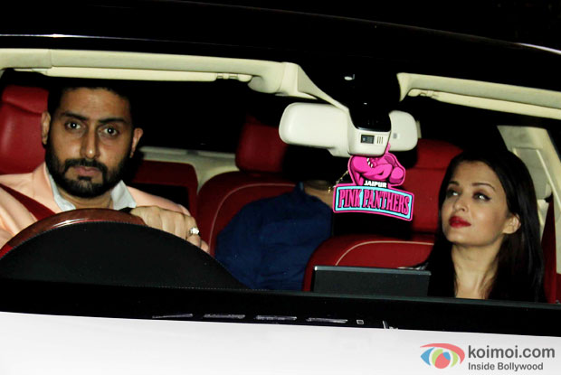 Abhishek Bachchan and Aishwarya Rai Bachchan spotted at Yauatcha Fine Dining, Bandra