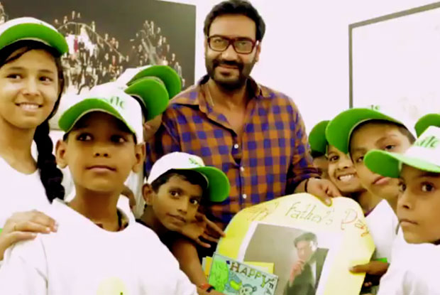 Ajay Devgn meets underprivileged children on Father's Day