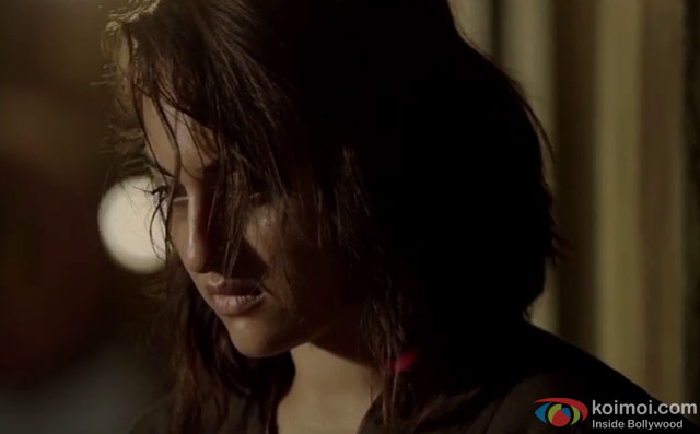 Sonakshi Sinha in a still from movie 'Akira'