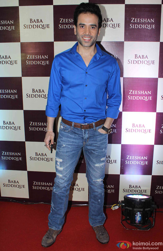 Tusshar Kapoor during the Baba Siddique's Iftar Party