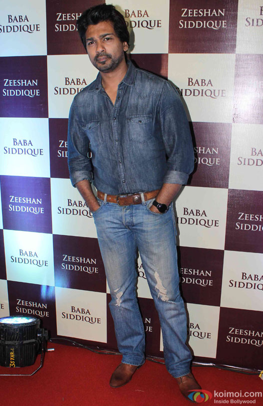 Nikhil Dwivedi during the Baba Siddique's Iftar Party
