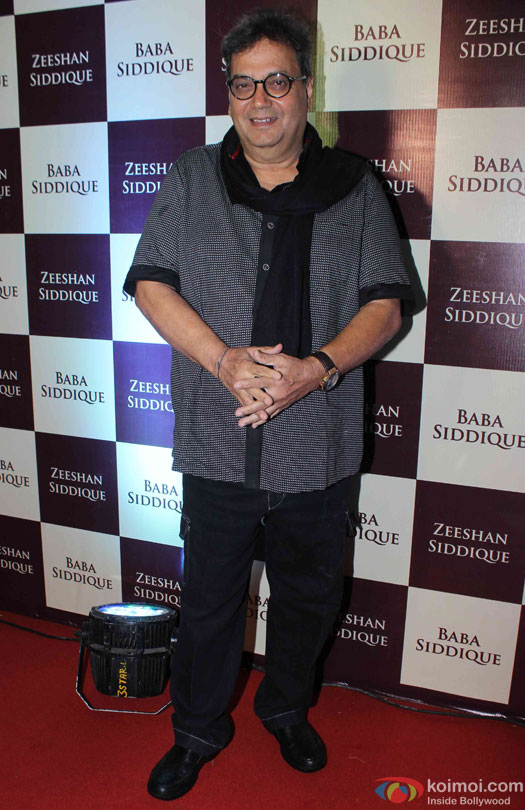 Subhash Ghai during the Baba Siddique's Iftar Party