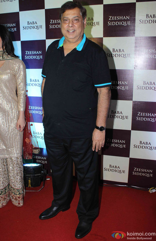 David Dhawan during the Baba Siddique's Iftar Party