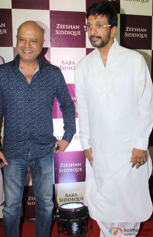 Naved Jaffrey and Javed Jaffrey during the Baba Siddique's Iftar Party