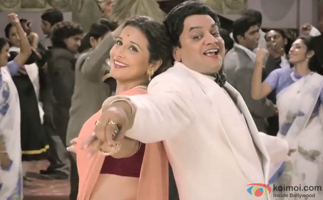 Vidya Balan and Mangesh Desai in a 'Bholi Surat' song still from movie 'Ekk Albela'