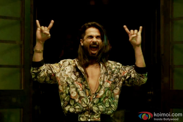 Shahid Kapoor in a still from Udta Punjab