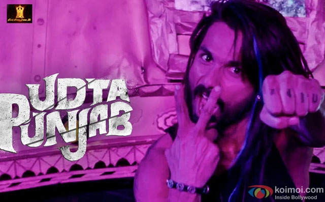 Shahid Kapoor in a still from movie 'Udta Punjab'