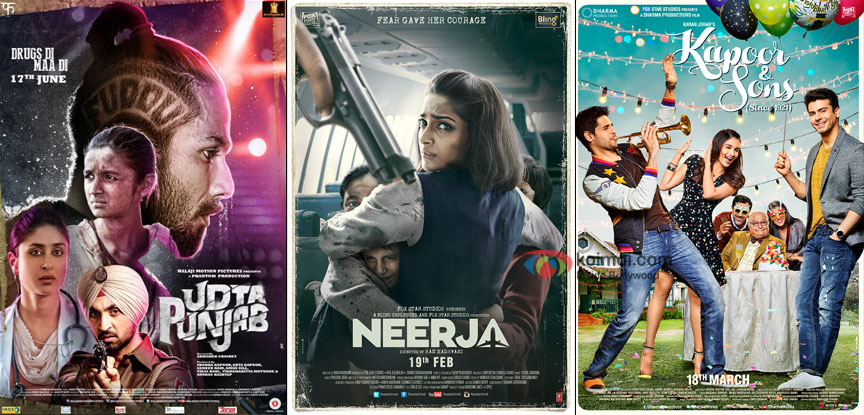 Box Office - Udta Punjab has a better Week One than Neerja and Kapoor & Sons