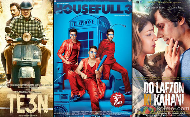 Box Office Updates - TE3N, Do Lafzon Ki Kahaani, Housefull 3