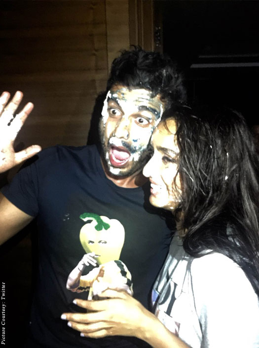 Arjun Kapoor's Birthday Bash On The Sets Of Half Girlfriend