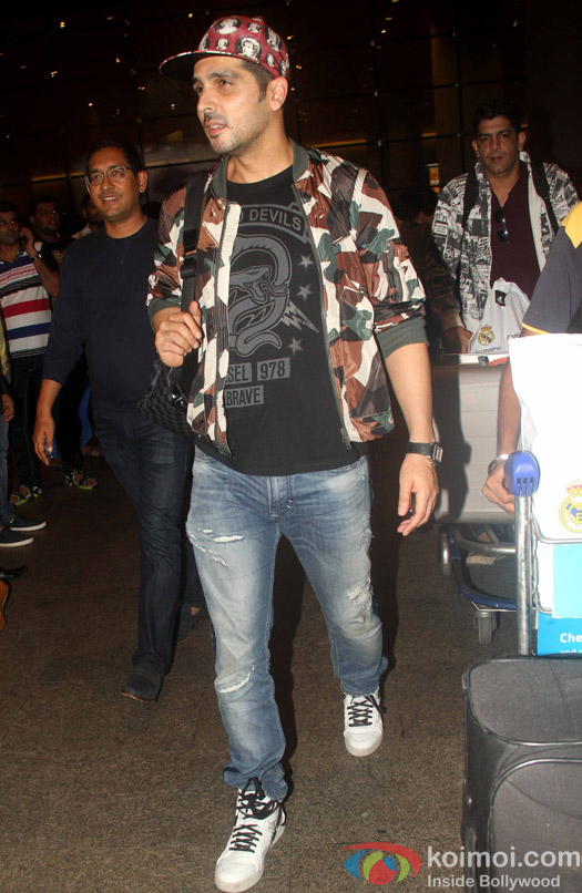 Zayed Khan at International Airport