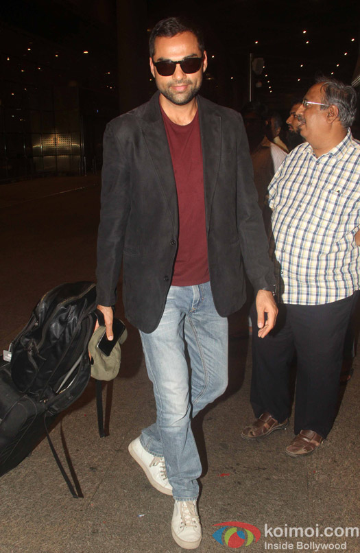 Abhay Deol at International Airport