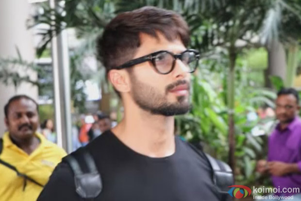 Shahid Kapoor at International Airport