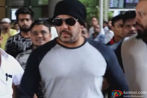 Salman Khan at International Airport
